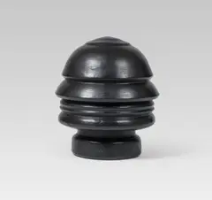 Renato Bertelli, Profilo continuo (Head of Mussolini), 1933, terracotta, black patinated