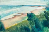 Ludwig Ferdinand Graf, Travemünde, 1923, watercolour on paper