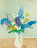 Ferdinand Kitt, Flowers in vase