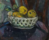 Broncia Koller-Pinell, Pears in a white bowl