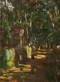 Carl Fahringer, Landscape at Bali