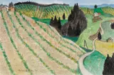 Herbert Breiter, South Styria, 1991, watercolour on paper