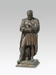 Anton Paul Wagner, Michelangelo Buonarroti, 1873, bronze