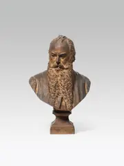 Joseph Edgar Boehm, Bust of the painter Robert Müller, 1874, clay
