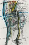 Franz Ringel, Untitled, 1998, mixed media on paper; framed