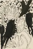 Peter Pongratz, Untitled, 1994, India ink on paper; unframed
