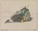 Paul Flora, Musician, resting