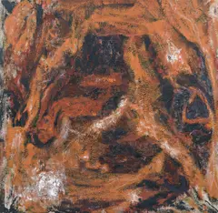 Walter Vopava, Untitled, oil on canvas; unframed