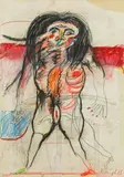Franz Ringel, Untitled, 1968, mixed media on paper; framed