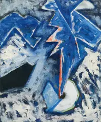 ONA B., Untitled, 1984, oil on canvas; framed