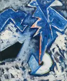 ONA B., Untitled, 1984, oil on canvas; framed