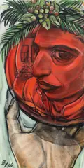 Stylianos Schicho, Untitled, 2006, oil on canvas; unframed