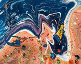 Karl Wolfgang Paschek, Untitled, 2008, acrylic on canvas; framed