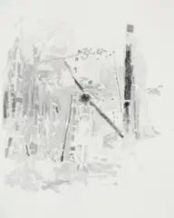 Sevda Chkoutova, Birdsongs_02, 2002, pencil, coloured pen on paper