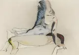 Karl Anton Fleck, Sitting nude