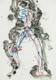 Adolf Frohner, Untitled, 1991, mixed media on paper; framed