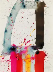 Untitled by Markus Prachensky, 1982, watercolour on paper; unframed, sold Mar 2020