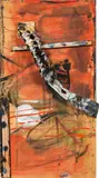 Walter Weer, Untitled, 1984, mixed media, collage on pressboard