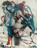 Untitled by Arnulf Rainer, photograph; painted; framed, sold Mar 2020