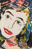 Elke Silvia Krystufek, Self-portrait