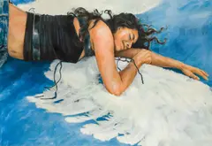 Dieter Huber, Angel - Not Occupied (from the cycle "Airborn 31"), 2005, oil on canvas; framed