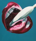Bianca Regl, Untitled, 2009, oil on canvas; unframed