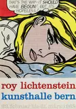 Roy Lichtenstein, That´s the way - it should have begun! But it´s hopeless, Offset-print; framed