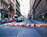 Spencer Tunick, Austria 15, 2008, C-print on plexiglas