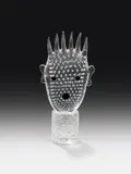Tête en l'air (from the series "Little Heads") by Kiki Kogelnik, 1996, glass sculpture (murano glass), sold Mar 2020