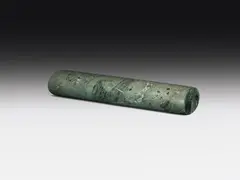 Karl Prantl, Stone for meditation, 1977-78, American serpentinite, green