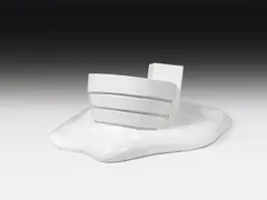 Erwin Wurm, Guggenheim - Melting, 2005, polyester, paint