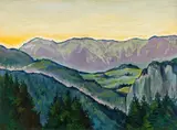Koloman Moser, View of the Rax from the Villa Mautner-Markhof