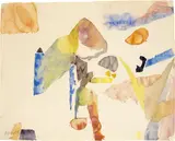 Herbert Boeckl, Landscape composition, 1949, watercolour on paper