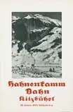 Alfons Walde, Poster "Hahnenkammbahn, Kitzbühel, offset print on paper