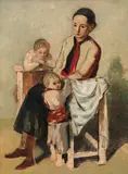 Joseph Floch, The artist's family I, 1940/41, oil on canvas
