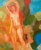 Franz Kaindl, Standing female nude
