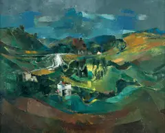 Georg Mayer-Marton, White Road, oil on canvas