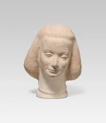 Heinz Leinfellner, Head of a woman, 1942, sandstone