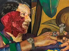 Marc Adrian, Portrait Carl Laszlo II, 1971, Acrylic on canvas; unframed