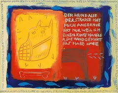 Mario Dalpra, Untitled, 1992, oil on canvas; unframed