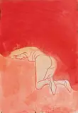 Hubert Schmalix, Untitled, 2001, mixed media on paper; framed