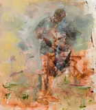 Robert Muntean, Untitled, 2012, oil on canvas; unframed