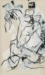 Hannes Mlenek, Untitled, 2012, mixed media on canvas; framed