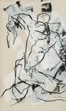 Hannes Mlenek, Untitled, 2012, mixed media on canvas; framed
