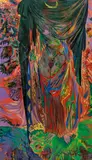 Ernst Fuchs, The uncovering of Diana, 1988, oil on canvas; framed