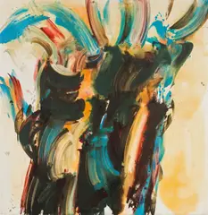 Peter Marquant, Untitled, 1976, oil on canvas; framed