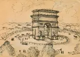 Hans Staudacher, Paris, Arc de Triomphe