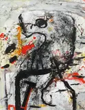 Walter Eckert, Untitled, oil on canvas; framed