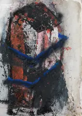 Maria Moser, Untitled, 1991, mixed media on paper; unframed