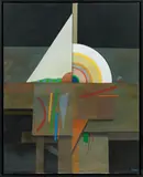 Karl Korab, Untitled, oil on canvas; framed